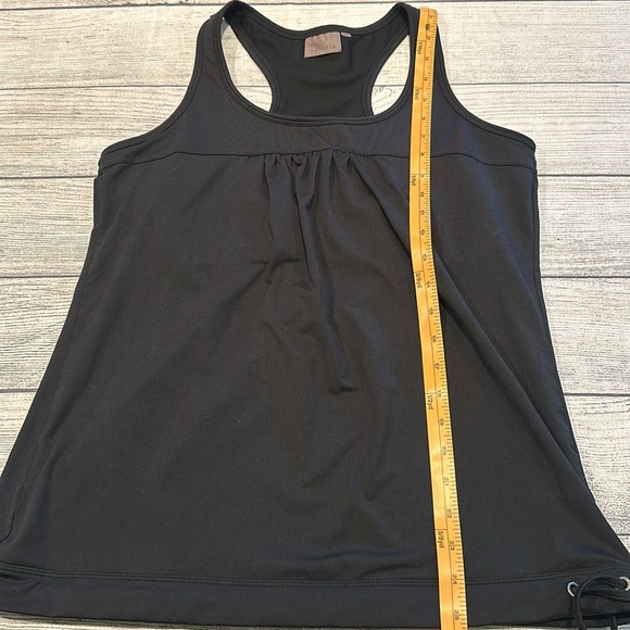 Women’s Athleta black racerback tank top approx size L see measurements - Picture 8 of 12